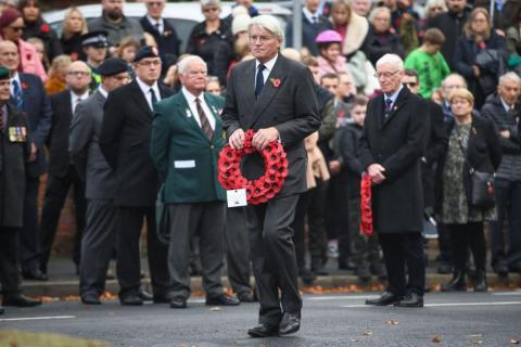Andrew Mitchell MP Remembrance Sunday