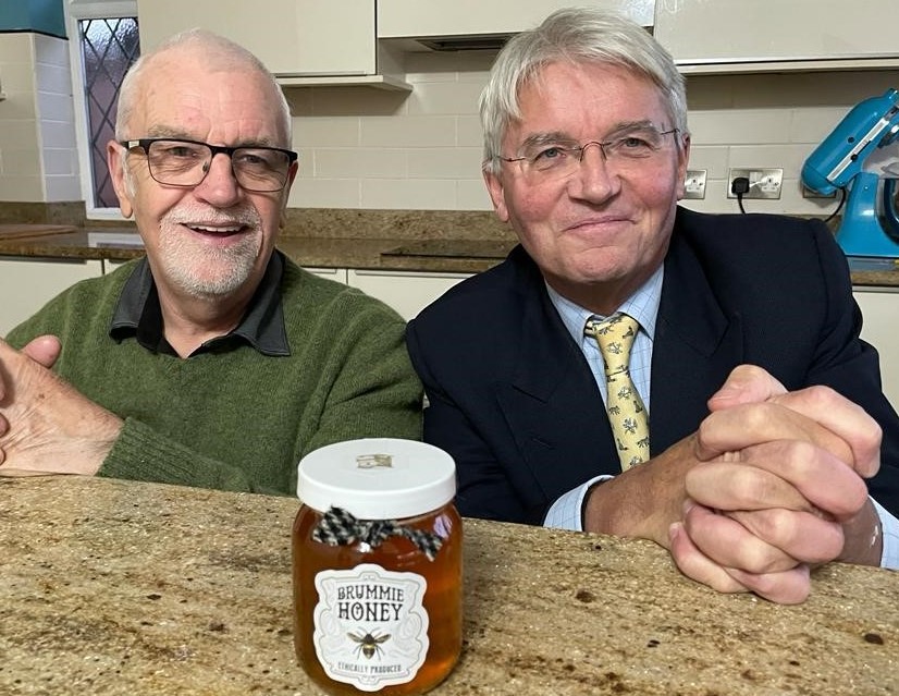 Andrew Mitchell MP and Phil Rogers of Brummie Honey