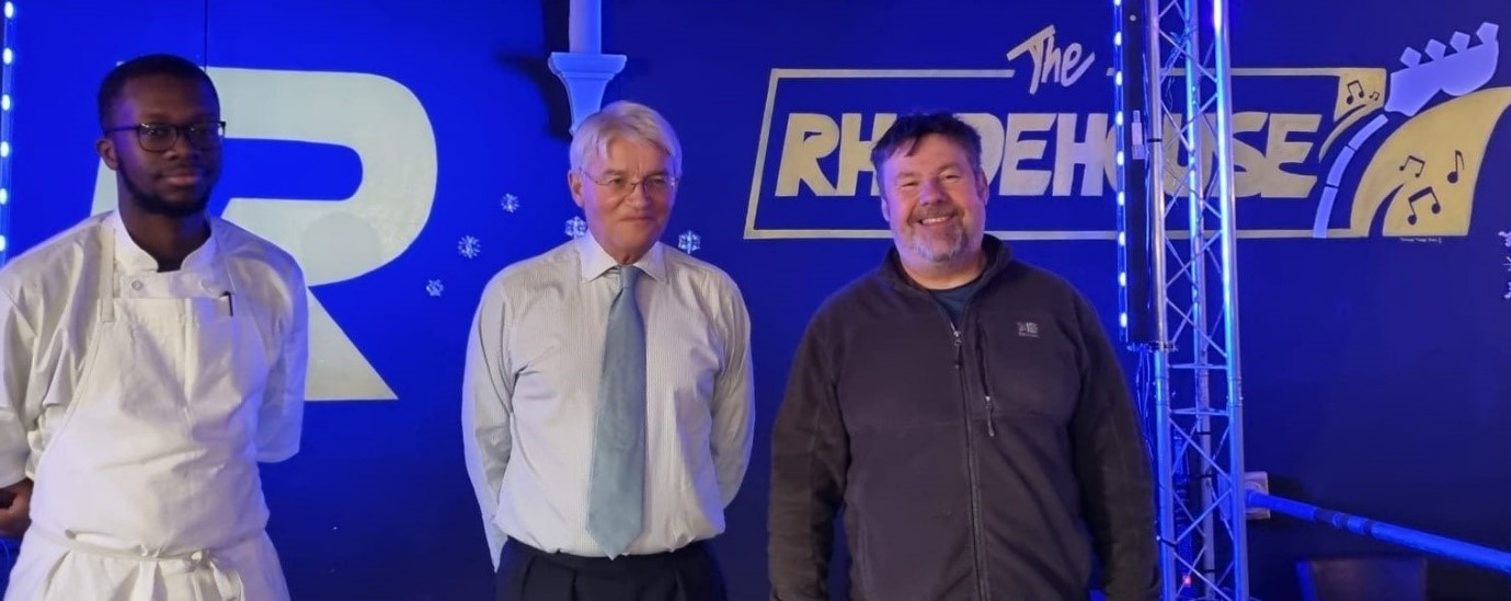 Andrew Mitchell visits The Rhodehouse
