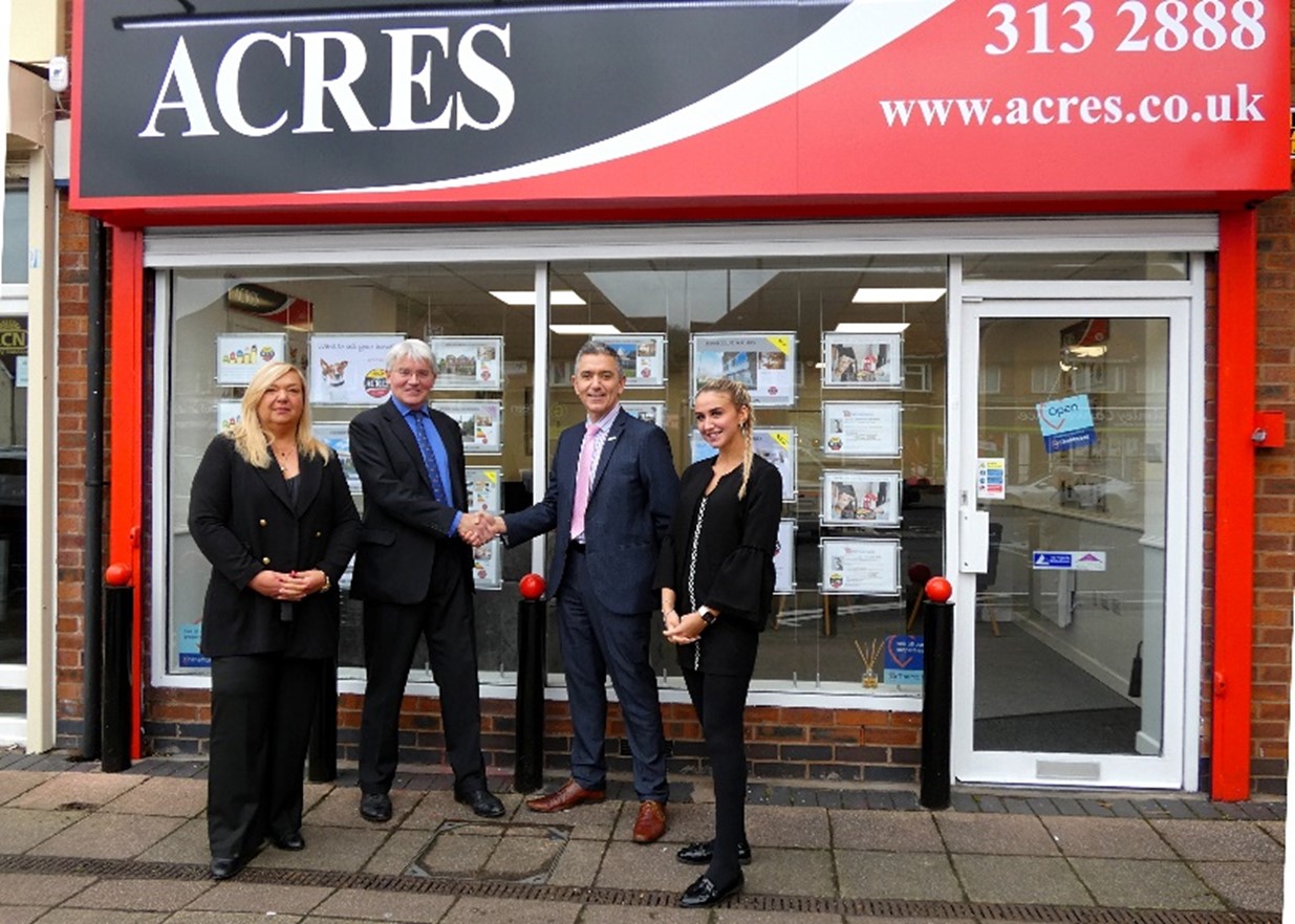 Andrew Mitchell MP visits Acres Estate Agents