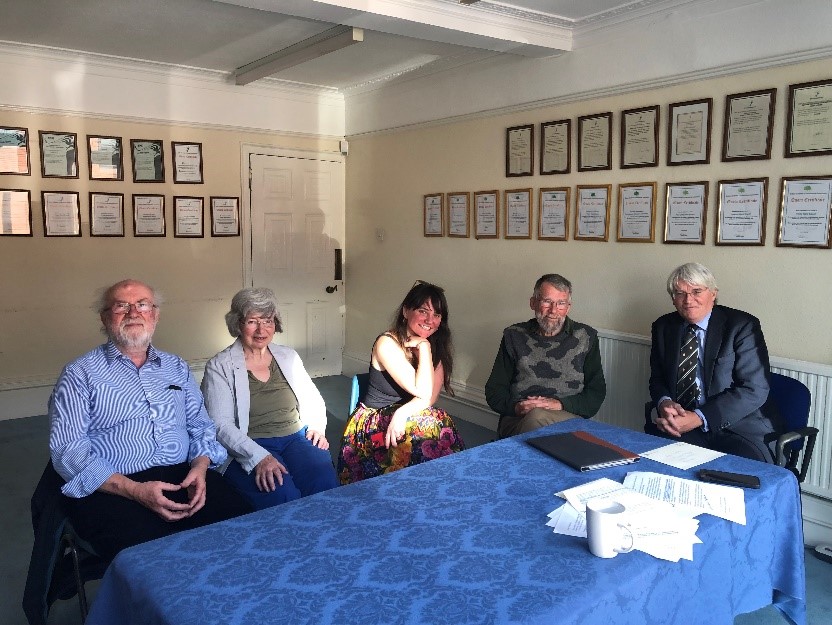 Andrew Mitchell MP with members of Eco Sutton