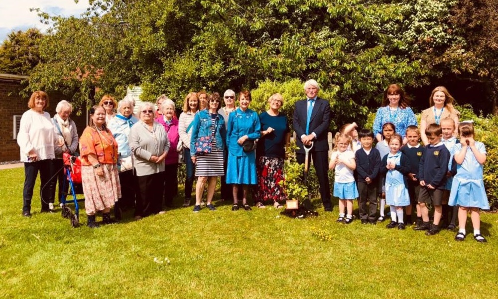 Tree-planting at Walmley Infant School for the Queen’s Platinum Jubilee