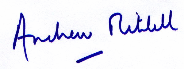 Andrew Mitchell signature