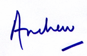 Andrew Mitchell signature