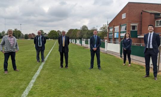 Andrew Mitchell visits Sutton Coldfield Rugby Club