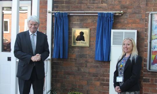 Andrew Mitchell MP at the opening of Rankin House at the Shrubbery School