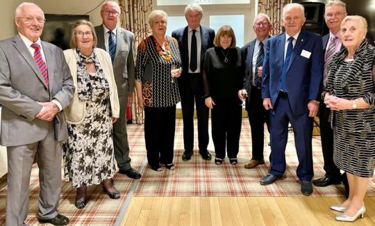 Andrew Mitchell MP with attends Probus Club's 50th anniversary dinner