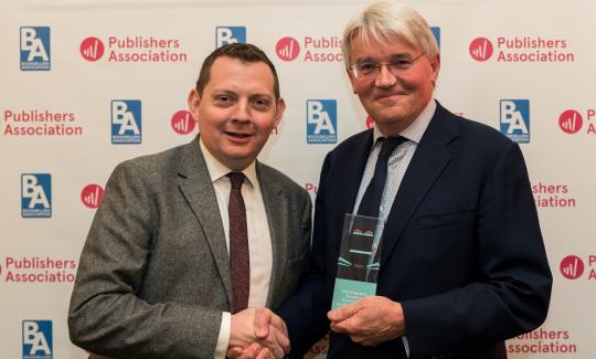 Andrew Mitchell MP received the award for Best Biography at the Parliamentary Book Awards