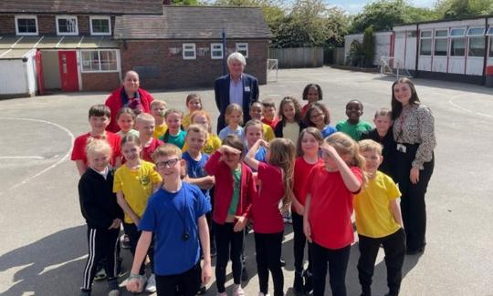Andrew Mitchell visits Minworth Primary School