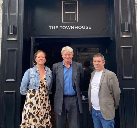 Andrew Mitchell MP visits the Townhouse on the High Street to mark National Hospitality Day.